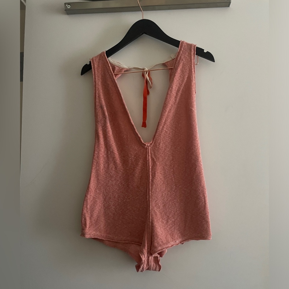 Free People terrycloth beach romper size XS